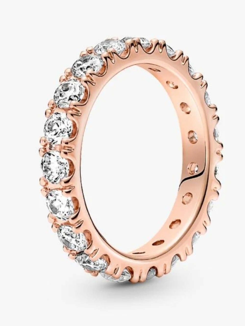 Authentic Pandora Sparkling Row Eternity Ring